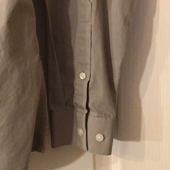 Mens GrayDress Shirt Bespoke 32/33 S 14-14.5 Slim Fit - Picture 3 of 5